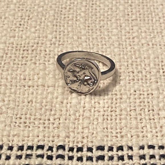 Joy Dravecky The Fortune Silver Coin Ring - Picture 6 of 6